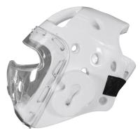 Шлем Adidas для Таеквондо с защитной маской. Лицензия WTF.